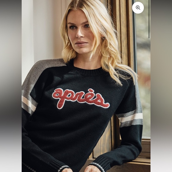 Alp n rock après ski sweater in black - Picture 1 of 6